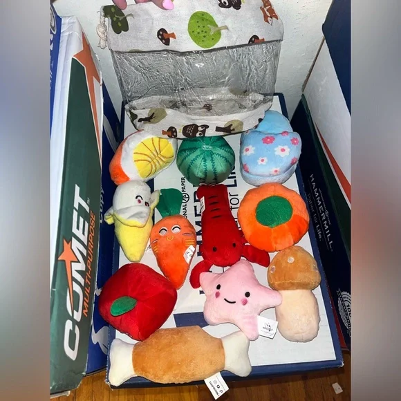 Grocery Bag filled Dog Toys by Nocciola NEW - Picture 2 of 4